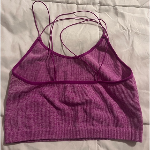 Pink and purple workout top. - Picture 2 of 2